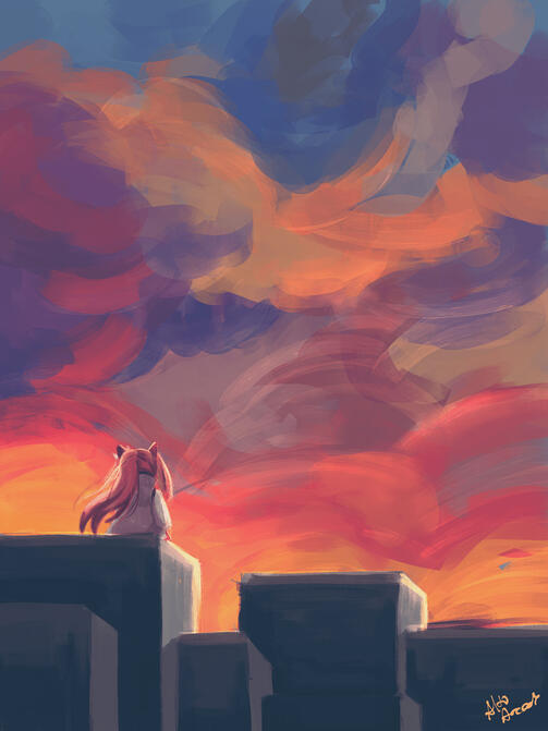 Haru Urara (art tribute)