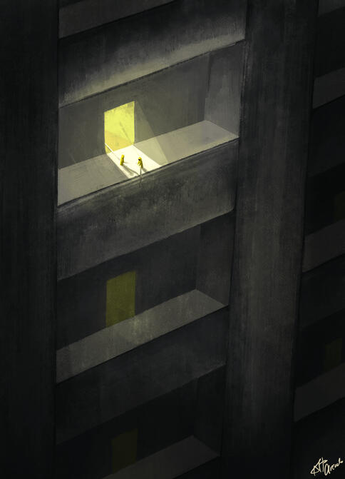 Deep Space (Backrooms contest art)